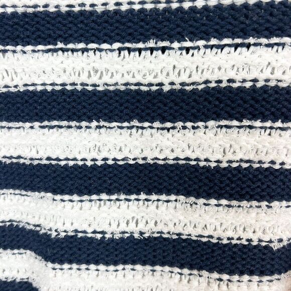 ANTHROPOLOGIE BY ANTHROPOLOGIE Blue & White Lita Striped Pullover Size XS/S - Picture 7 of 10